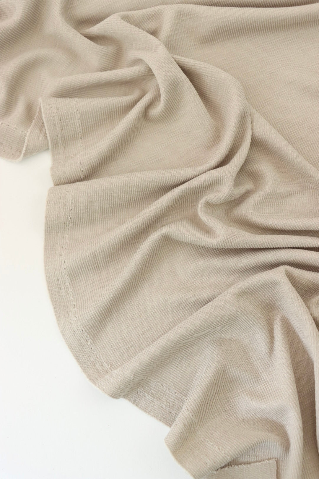 Slub Rib Stone Cupro Slub Rib | Surge Fabric Shop
