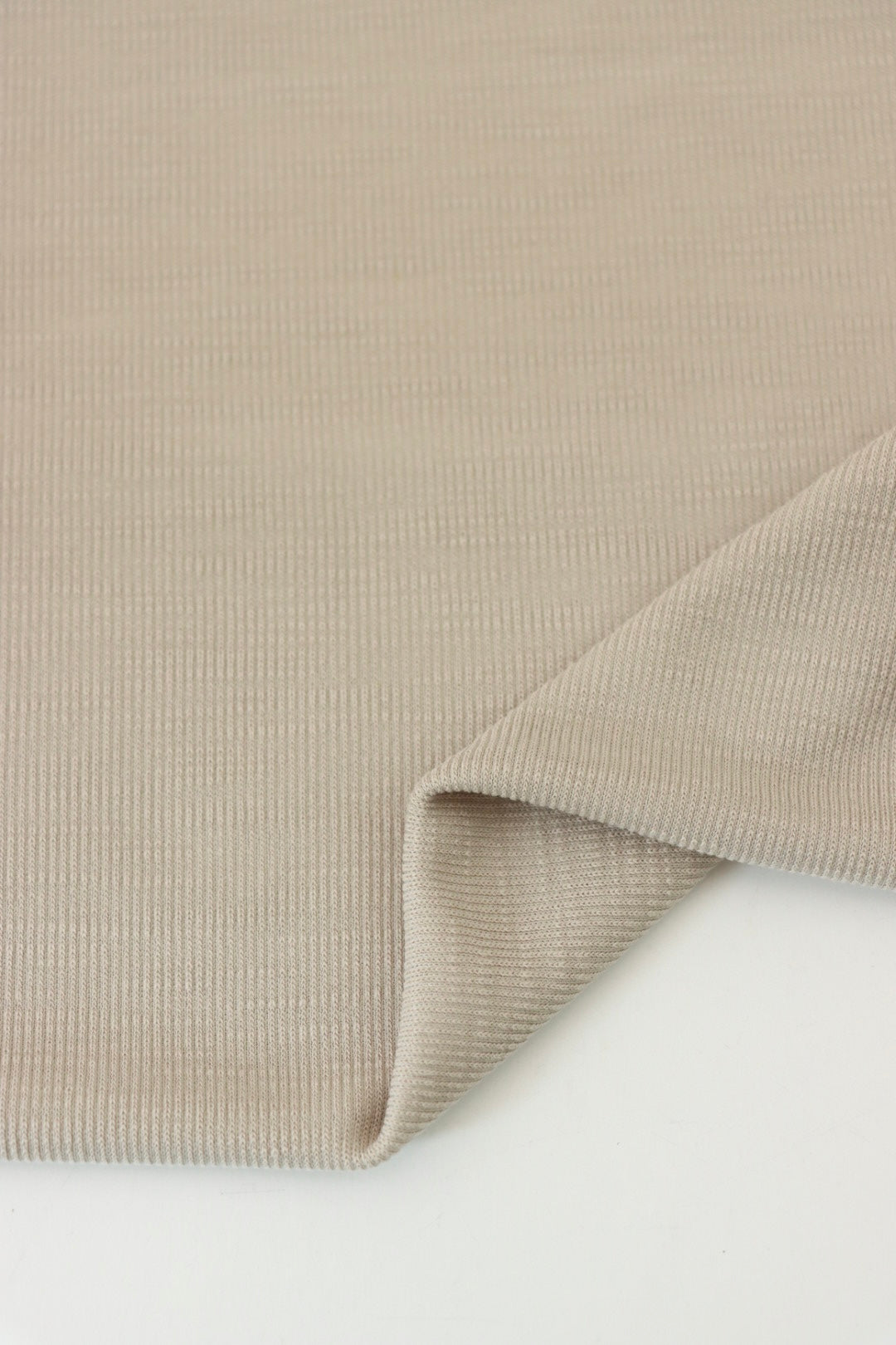 Micro Rib Stone 003 Stone Cupro Slub Rib | Surge Fabric Shop