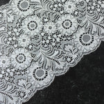 Load image into Gallery viewer, Off White 7" Wide Stretch Lace

