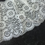 Load image into Gallery viewer, Off White 7" Wide Stretch Lace
