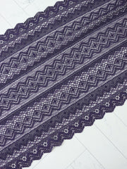 Load image into Gallery viewer, Plumberry 9&quot; Wide Stretch Lace
