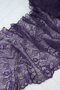 Fig 9" Wide Stretch Lace