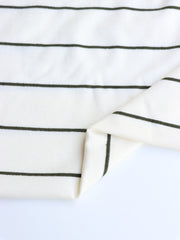 Load image into Gallery viewer, Dark Olive Single Stripe Rayon Spandex Jersey | Made in USA