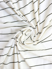 Load image into Gallery viewer, Dark Olive Single Stripe Rayon Spandex Jersey | Made in USA