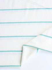 Load image into Gallery viewer, Seafoam Single Stripe Rayon Spandex Jersey | Made in USA