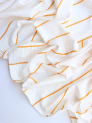 Load image into Gallery viewer, Golden Yellow Single Stripe Rayon Spandex Jersey | Made in USA