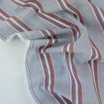 Load image into Gallery viewer, Red, White &amp; Blue Cotton Shirting | Designer Deadstock
