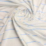 Load image into Gallery viewer, Light Periwinkle Single Stripe Rayon Spandex Jersey | Made in USA
