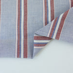 Load image into Gallery viewer, Red, White &amp; Blue Cotton Shirting | Designer Deadstock
