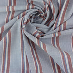 Load image into Gallery viewer, Red, White &amp; Blue Cotton Shirting | Designer Deadstock
