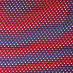 Load image into Gallery viewer, Red, White &amp; Navy Shapes Rayon Challis
