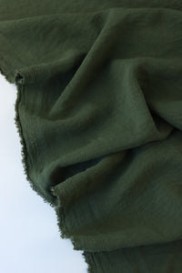 Deep Olive Florence Stretch Woven