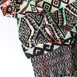 Load image into Gallery viewer, Streaking Geometric Stripe Rayon Challis
