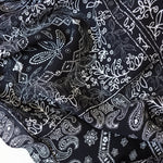 Load image into Gallery viewer, Black Bandana Rayon Challis
