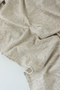 Dutch White Organic Cotton/Hemp/Yak Jersey | By The Half Yard