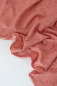 Coral Pink Organic Cotton/Hemp/Yak Jersey | By The Half Yard