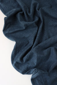 Navy Organic Cotton/Hemp/Yak Jersey | By The Half Yard