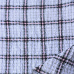 Load image into Gallery viewer, Gray &amp; Pink Plaid Cotton Double Gauze | Designer Deadstock
