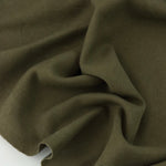 Load image into Gallery viewer, Dark Olive 100% Cotton Rib | By The Half Yard
