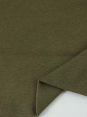 Load image into Gallery viewer, Dark Olive 100% Cotton Rib | By The Half Yard