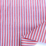 Load image into Gallery viewer, Red/White/Blue Cotton Chambray Shirting
