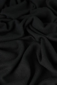 Black Brushed Sweater Knit