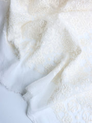 Load image into Gallery viewer, Ivory Embroidered Rayon