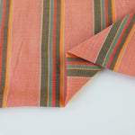Load image into Gallery viewer, Orange Multi Stripe Cotton Shirting | Designer Deadstock
