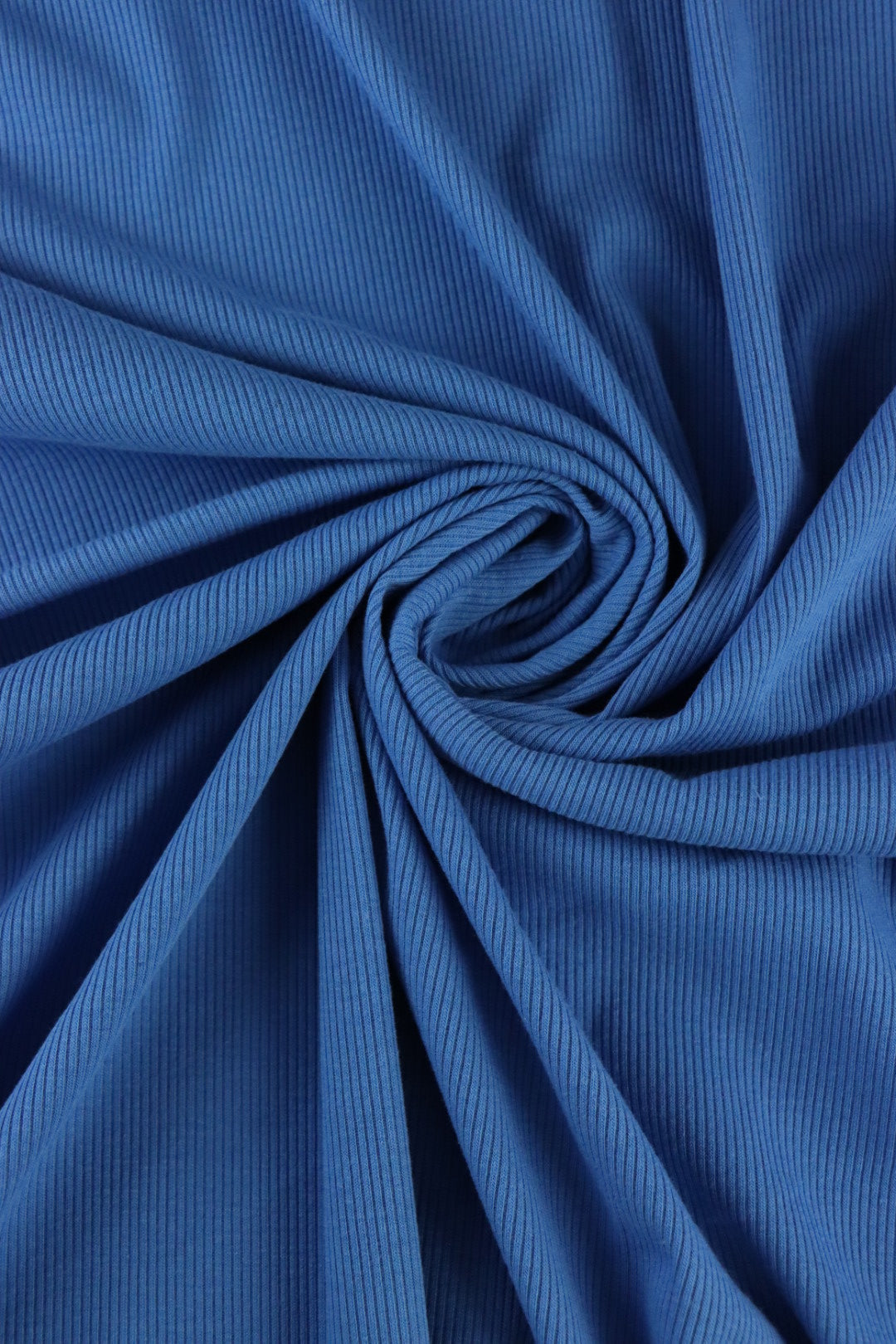 French Rib Material French Blue Vaeroy 2x1 Rib Knit | Surge Fabric Shop