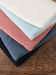 Load image into Gallery viewer, Coral Pink Textured Stripe Organic Cotton &amp; Hemp Jersey
