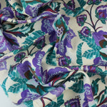 Load image into Gallery viewer, Sacha Floral on Ivory Cotton Poplin | Designer Deadstock
