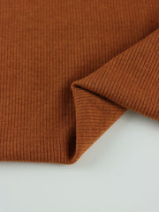 Load image into Gallery viewer, Dark Pumpkin Vaeroy 2x1 Rib Knit