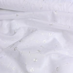 Load image into Gallery viewer, White Floral Embroidered Cotton
