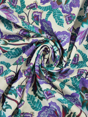 Load image into Gallery viewer, Sacha Floral on Ivory Cotton Poplin | Designer Deadstock