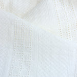 Load image into Gallery viewer, Ivory Embroidered Eyelet Cotton
