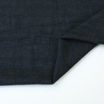 Load image into Gallery viewer, Black Textured Stripe Organic Cotton &amp; Hemp Jersey
