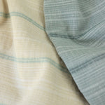Load image into Gallery viewer, Beige Hemp &amp; Organic Cotton Sashiko Style Stripe
