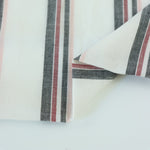 Load image into Gallery viewer, Ivory/Black/Burgundy/Pink Stripe Cotton Shirting | Designer Deadstock
