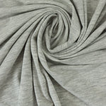 Load image into Gallery viewer, Light Heather Gray Bamboo Spandex | Designer Deadstock
