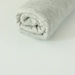 Load image into Gallery viewer, Light Heather Gray Bamboo Spandex | Designer Deadstock
