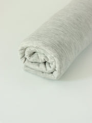 Load image into Gallery viewer, Light Heather Gray Bamboo Spandex | Designer Deadstock