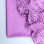 Load image into Gallery viewer, Layering Duos #1 | Swim/Activewear Fabric Bundles | 2YDS Mesh/Lace + 1YD Solid
