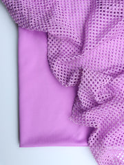Load image into Gallery viewer, Layering Duos #1 | Swim/Activewear Fabric Bundles | 2YDS Mesh/Lace + 1YD Solid