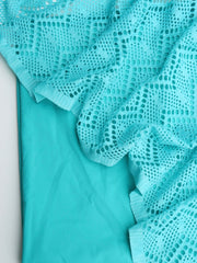 Load image into Gallery viewer, Layering Duos #2 | Swim/Activewear Fabric Bundles | 2YDS Mesh/Lace + 1YD Solid