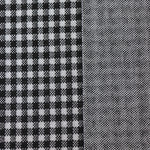 Load image into Gallery viewer, Black &amp; Ivory 1/4" Gingham Yarn Dyed Jacquard Knit
