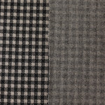 Load image into Gallery viewer, Black &amp; Beige 1/4" Gingham Yarn Dyed Jacquard Knit

