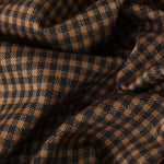 Load image into Gallery viewer, Black &amp; Brown 1/4" Gingham Yarn Dyed Jacquard Knit
