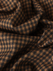 Load image into Gallery viewer, Black &amp; Brown 1/4" Gingham Yarn Dyed Jacquard Knit