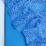 Load image into Gallery viewer, Layering Duos #13 | Swim/Activewear Fabric Bundles | 2YDS Mesh/Lace + 1YD Solid
