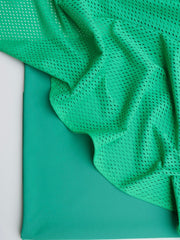 Load image into Gallery viewer, Layering Duos #9 | Swim/Activewear Fabric Bundles | 2YDS Mesh/Lace + 1YD Solid